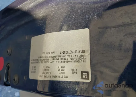 2009 Chevrolet Cobalt Lt from USA, damaged, VIN 1G1AT58H597120747